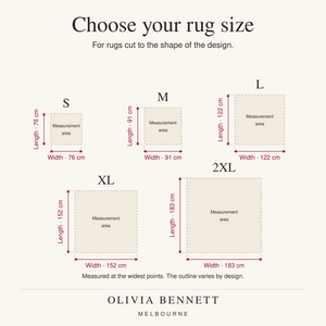 OBM Shaped Rugs Size Guide