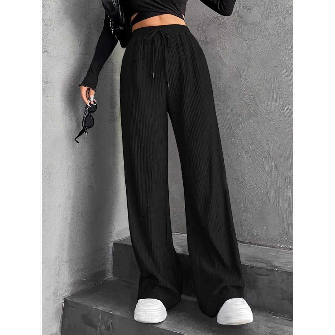 Margot | Comfy Wide-Waist Everyday Trousers