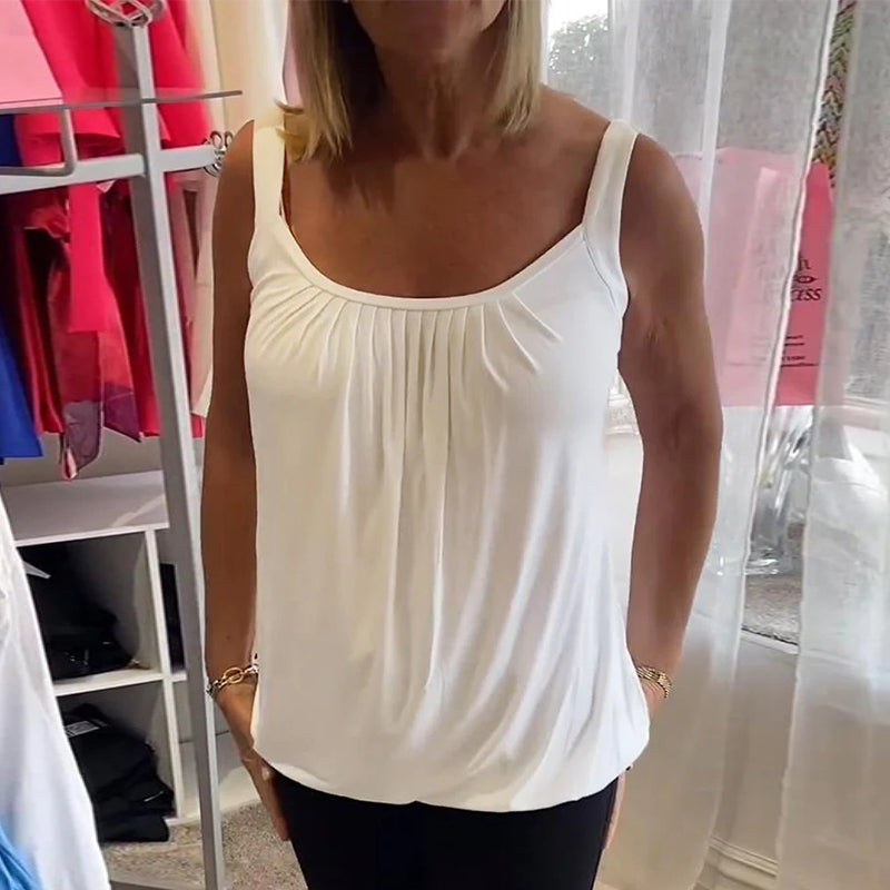 ROSALYN | ELEGANT TUMMY COVERING SLEEVELESS TOP