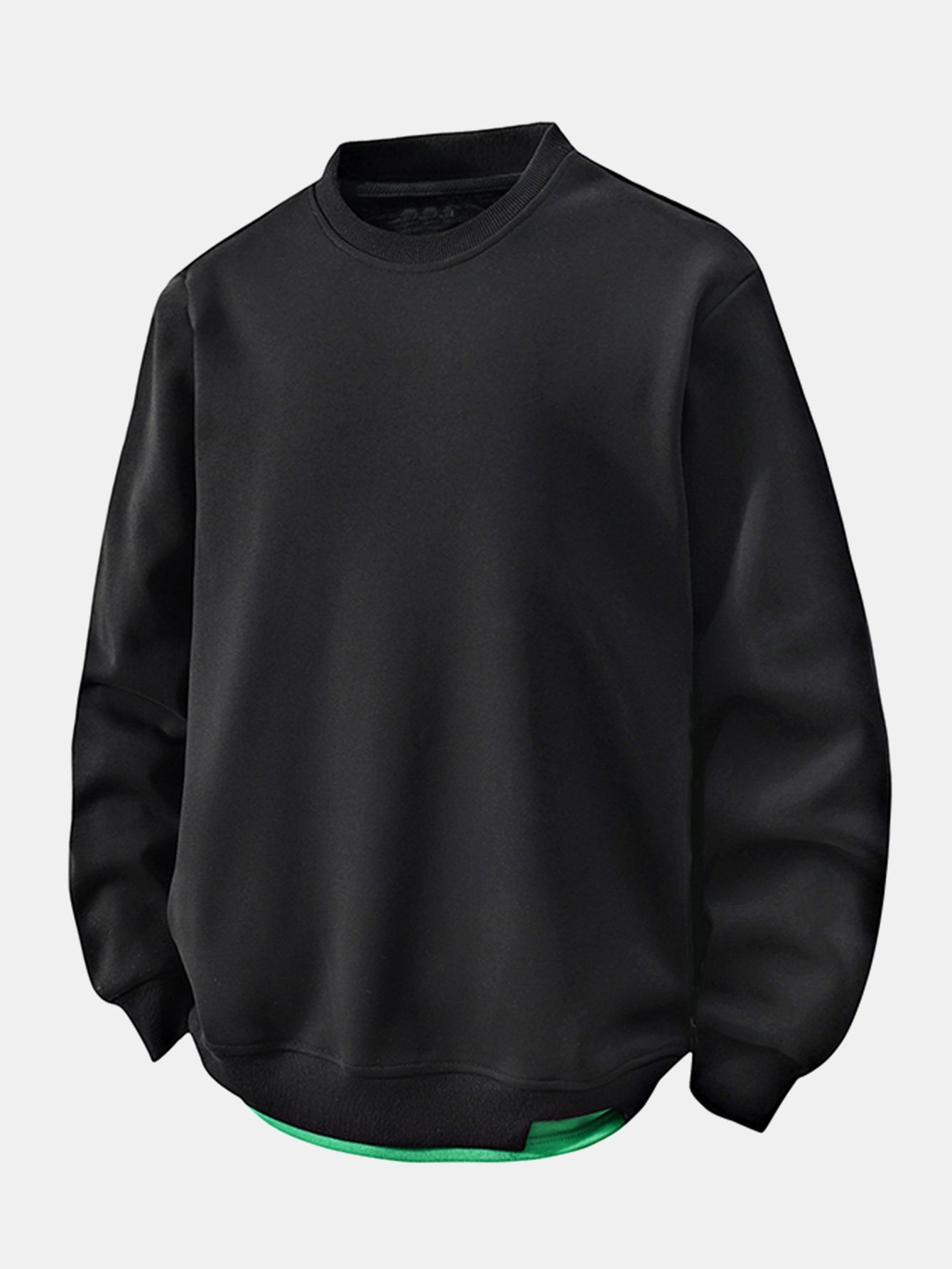 2-in-1 Sweatshirt with Round Neck and Relaxed Fit