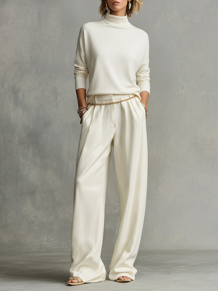 Manon | Cream Knit Set
