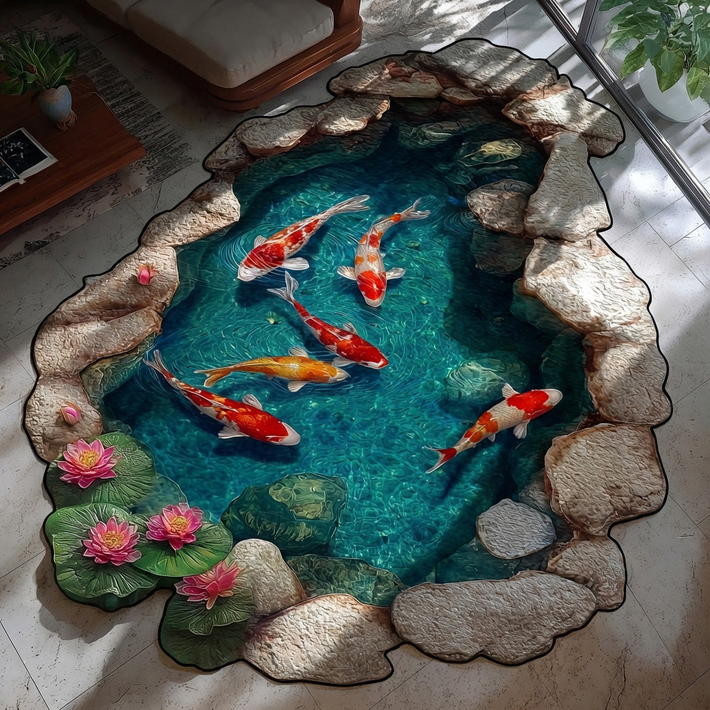 Calm Pool Quilted Area Rug