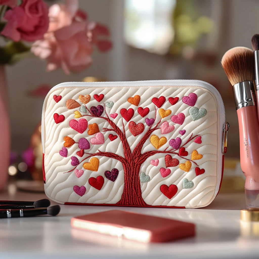 Heartleaf Tree Quilted Toiletry Bag
