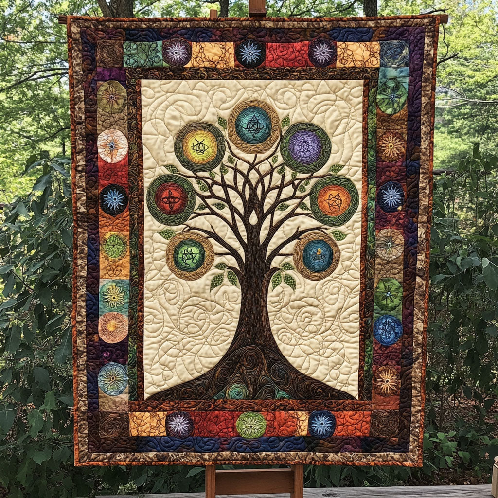 Eternal Branches Quilted Wall Art