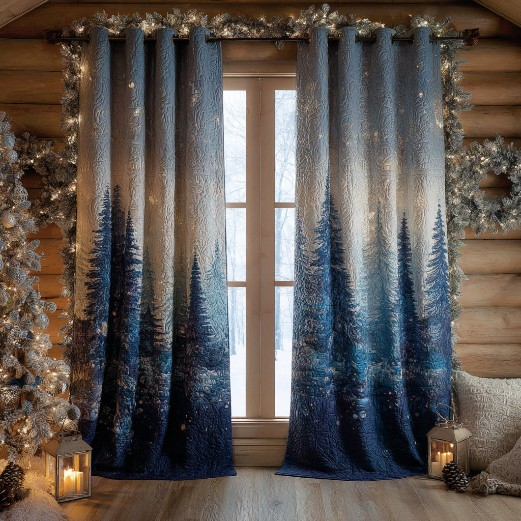 Woodland Serenity Quilted Curtains