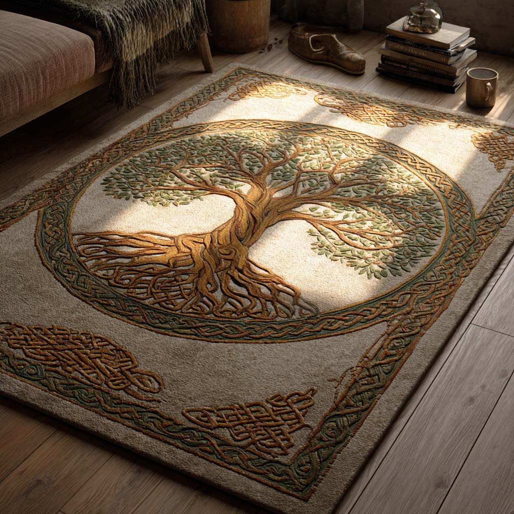 Ancestral Spirit Quilted Area Rug