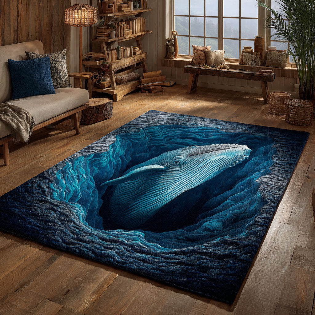 Guardian of the Deep Quilted Area Rug