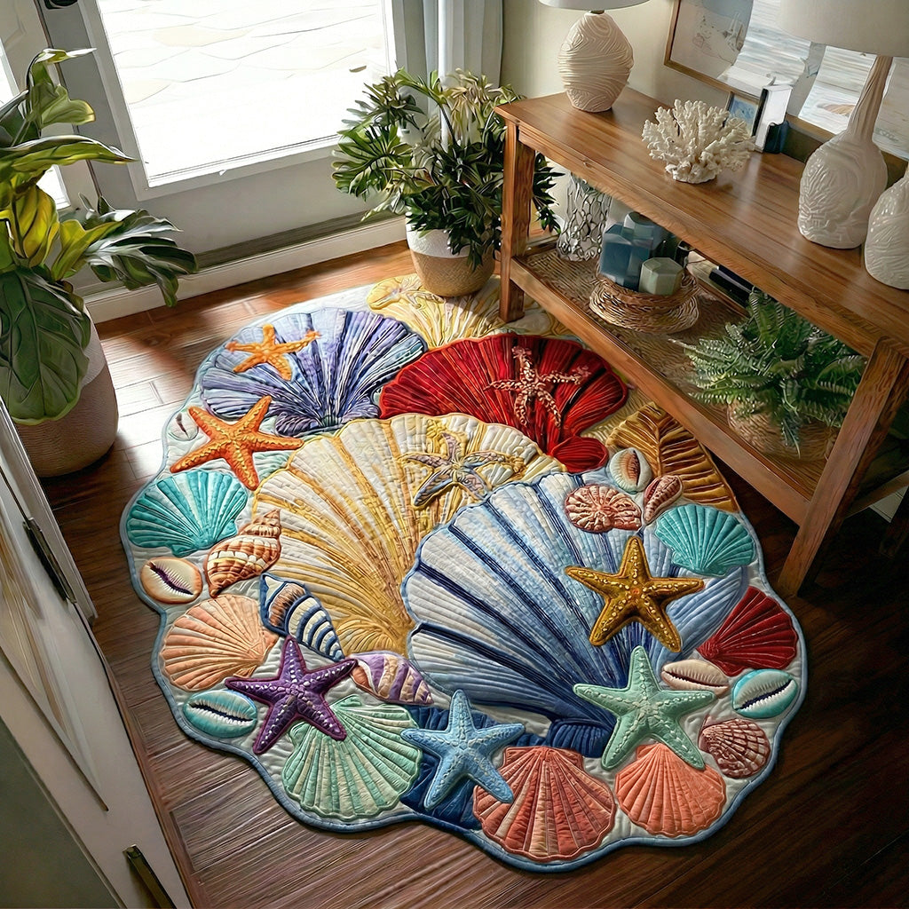 Tide Whisper Quilted Area Rug