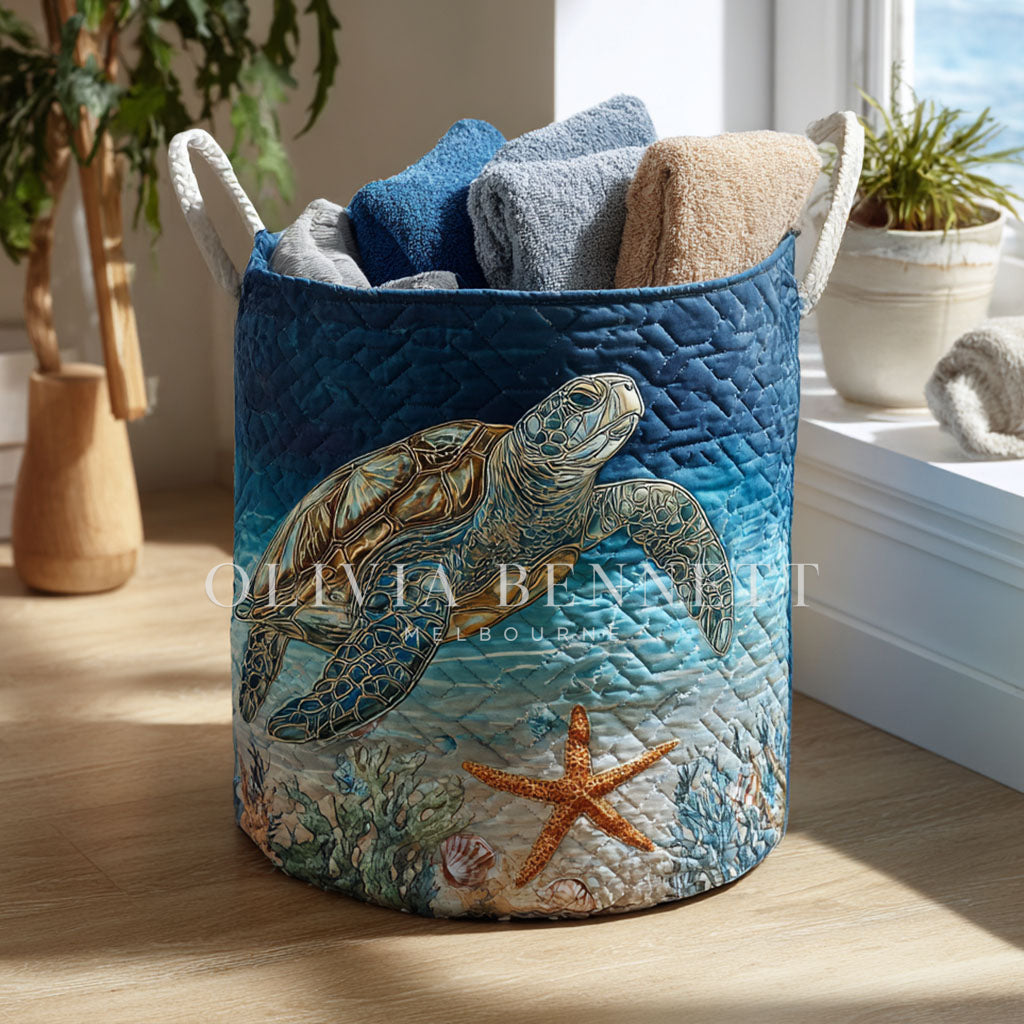 Maritime Mood | Quilted Storage Basket