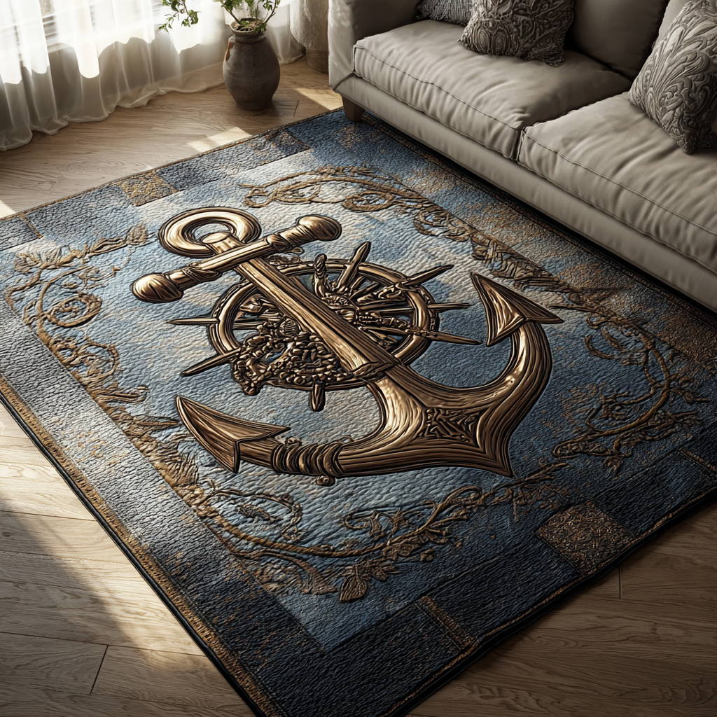 Anchor Horizon Quilted Area Rug