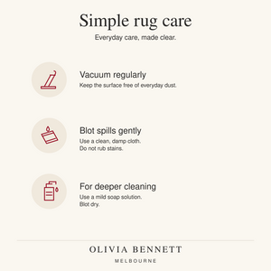 OBM Medium Pile Rugs Care