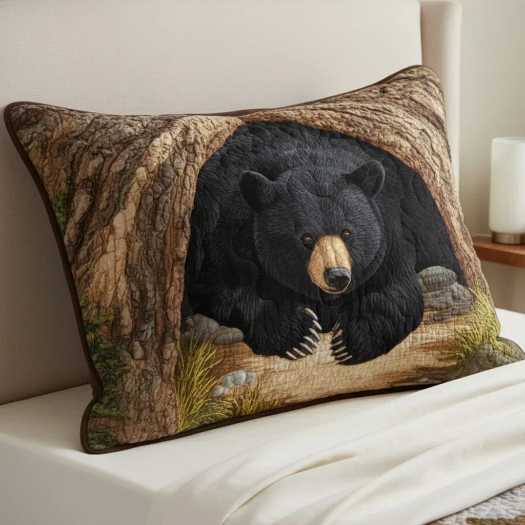 Bear Sanctuary Quilted Pillow Sham