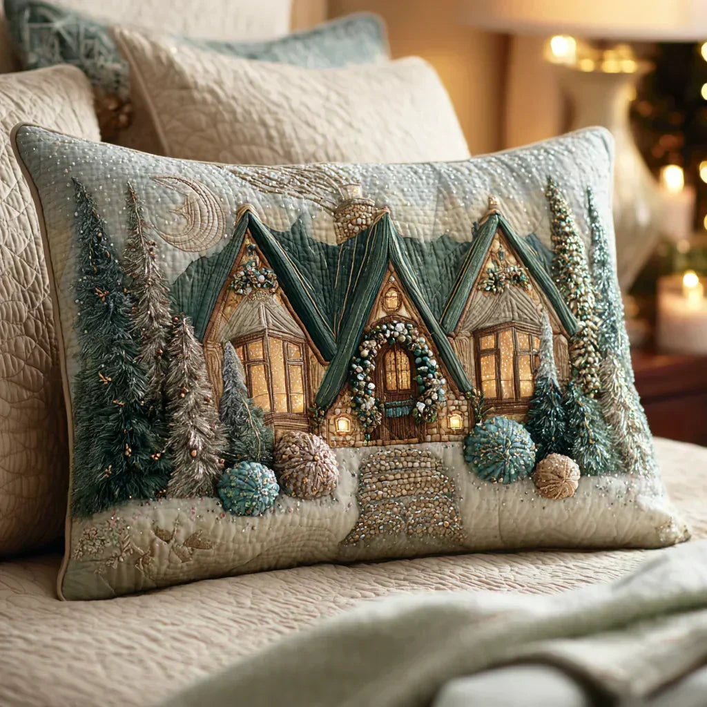 Crystal Morning Quilted Pillow Sham