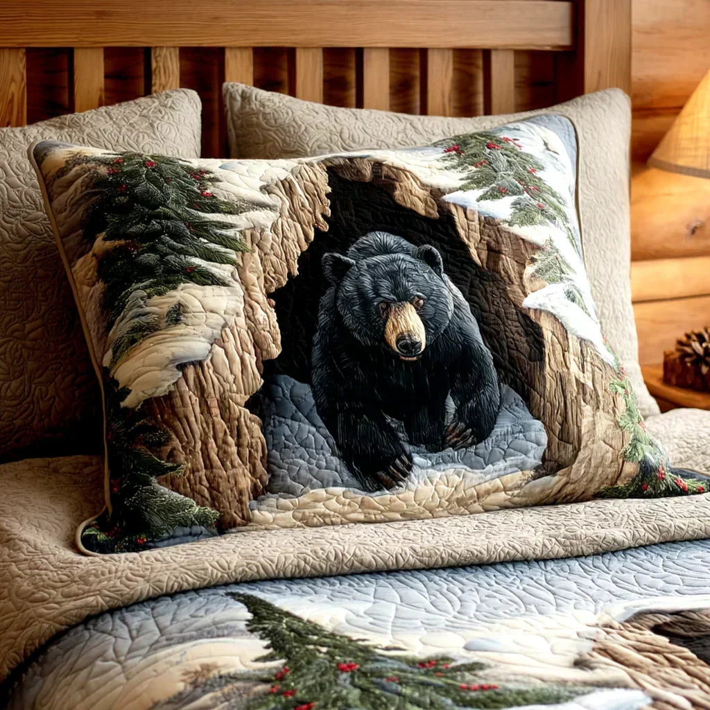 Festive Nest Quilted Pillow Sham