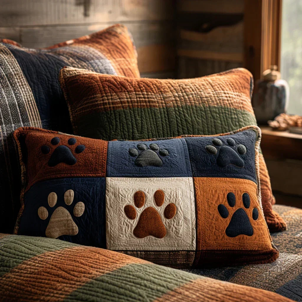 Prairie Prints Quilted Pillow Sham
