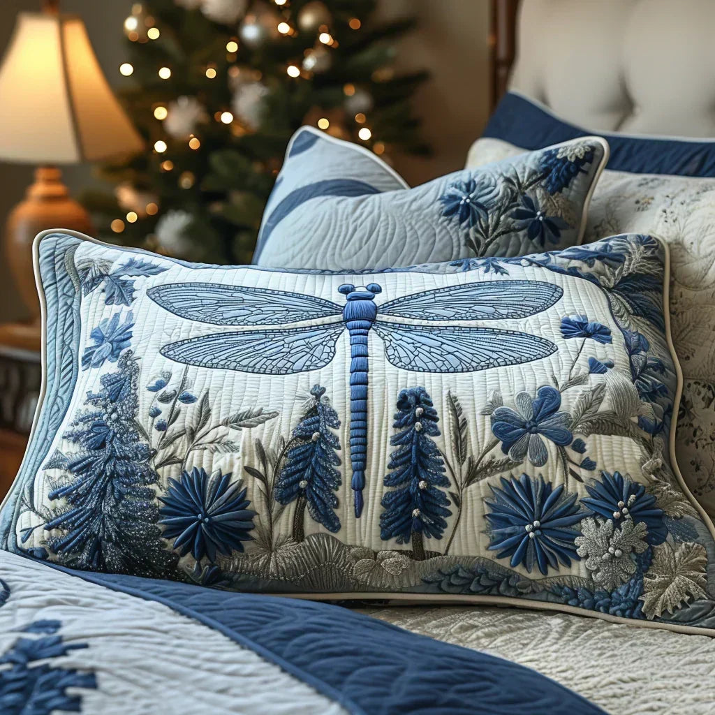 Wings in the Wind Quilted Pillow Sham