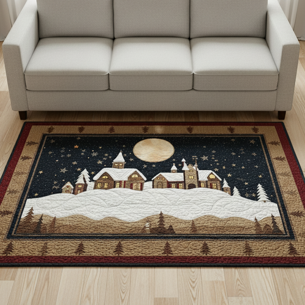 Alpine Village Quilted Area Rug