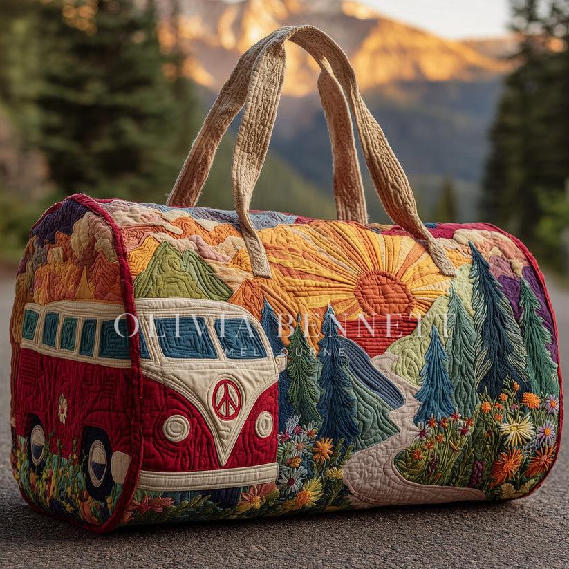 Mountain Road Camper Quilted Duffle Bag