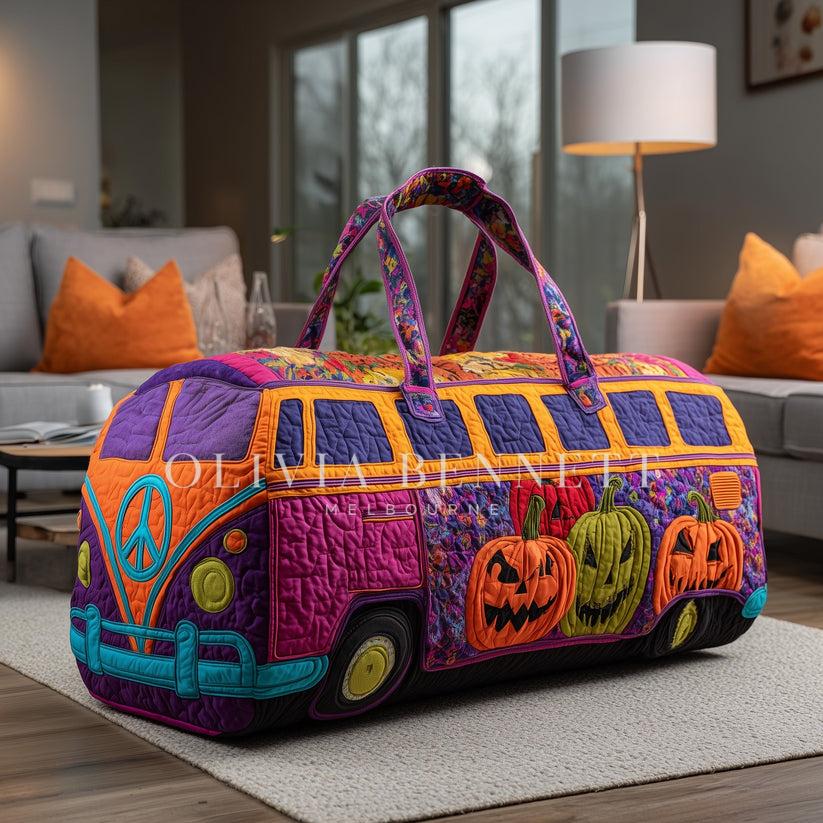 Pumpkin Parade Camper Quilted Duffle Bag