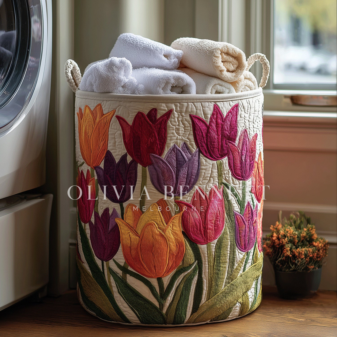 Lily | Tulip Joy Laundry Basket