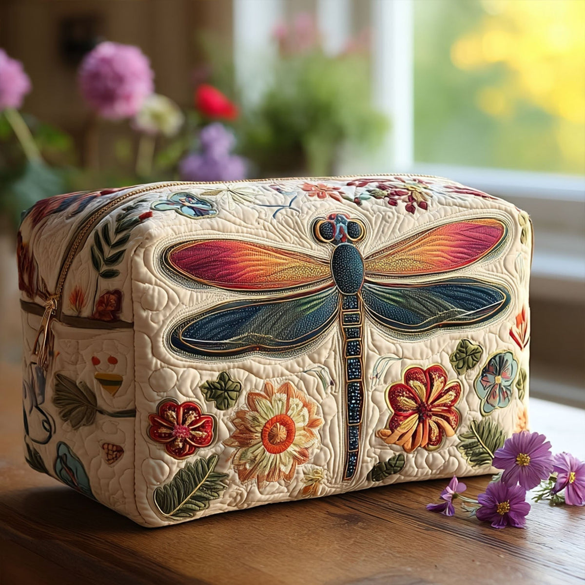 Dragonfly Dream Quilted Toiletry Bag