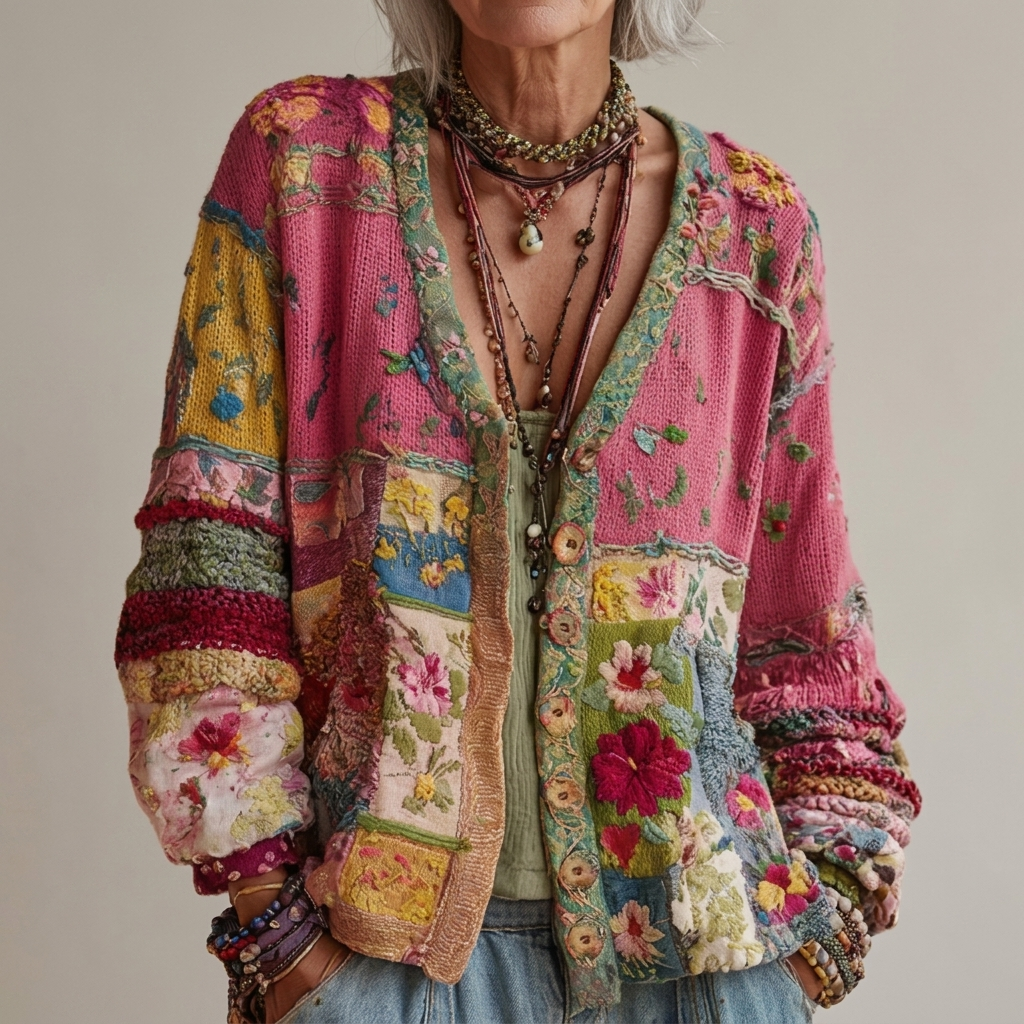 Fiora | Boho Knit Jacket